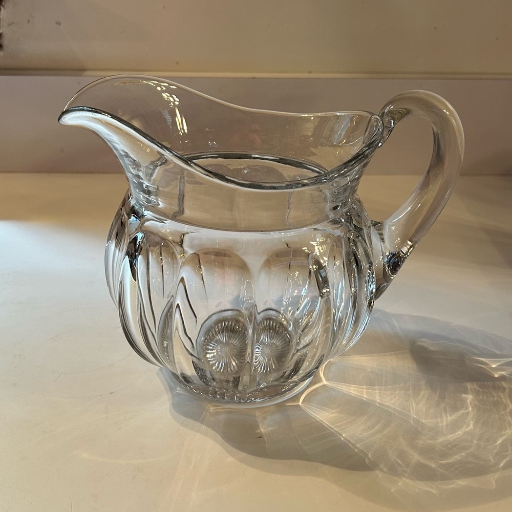 Elegant Heisey Crystal Glass Pitcher